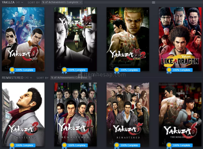 Yakuza Tüm Oyunlu Steam Hesap