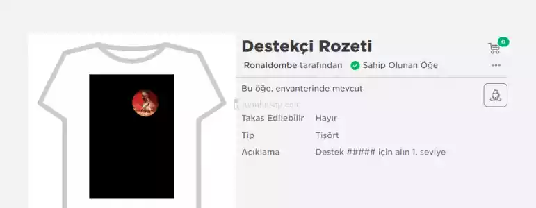 Roblox Garantili Hesap 10 İla 50 Robux Ve 10000 Robuxluk İtem Çıkma İhtimali Yüzde 99