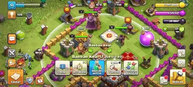 Clash Of Clans 11 Belediye Binası 51 Level Hesap