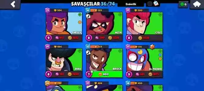 12.500 Kupa 2 Efsanevili Brawl Stars Hesapı