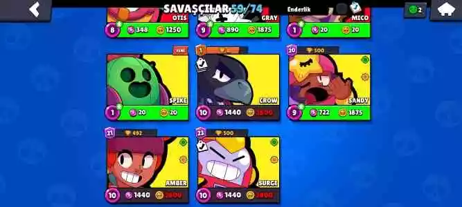 25K Brawl Stars Hesap Satılık
