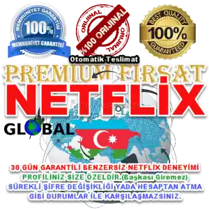 30 Gün Garantili Netflix 4K UHD Global OTO TESLİMAT