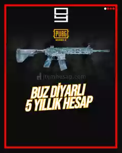 Pubg Mobile Buz Diyarı M416 + 5 Yıl Oynanmış Hesap