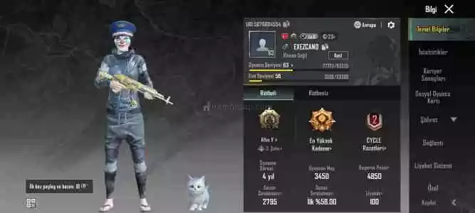 Pubg Full Dolu 29 Destansı Hesap