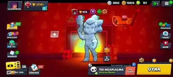 31 Rütbe Shelly Türkiye 4. Brawl Stars Hesap Uygun Fiyata!