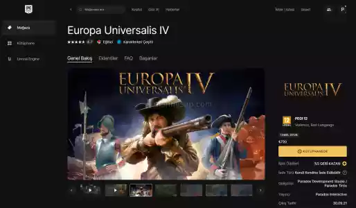 3/1 Fiyatı Eu4 Epic Games Hesabı