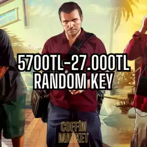 27.000Tl-5700Tl Değerinde Mega Random Key