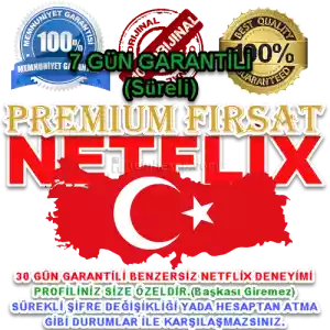 NETFLİX 4K UHD 7 GÜN GARANTİLİ