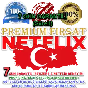 NETFLİX 4K UHD 7 GÜN GARANTİLİ GLOBAL