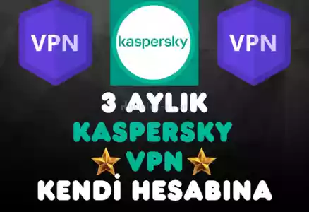 [Kendi Hesabına] 3 Aylık Vpn Kaspersky