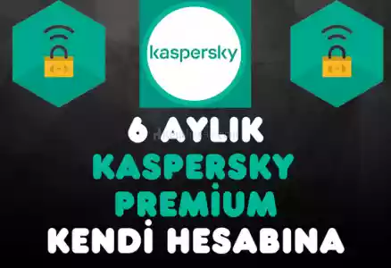 [Kendi Hesabına] 6 Aylık Kaspersky Premium