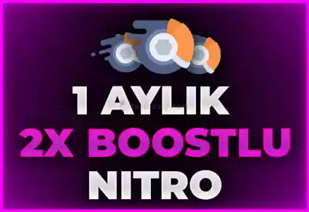 1 Aylık Discord Nitro + 2X Boost