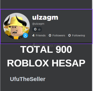 Total 900 Roblox Hesap