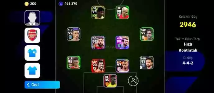 113 Oyunculu Güzel Pes Hesabı Arkadaşlar Güvenli Bir Şekilde İletilir ✅?200 Mc Ve Yeterli Güzel Bir Kadro ⚽??