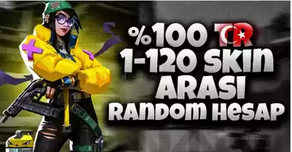 [Özel Stok]Tr 1-120 Skin Arasında Valorant Random Hesap