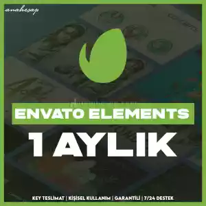 Envato Elements Premium 1 Aylık