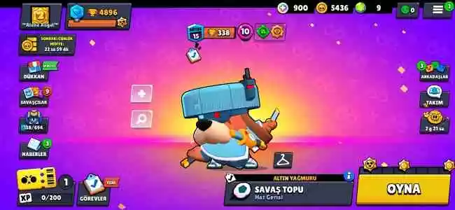 Brawl Stars Eski Hesaplardan 4896 Kupa