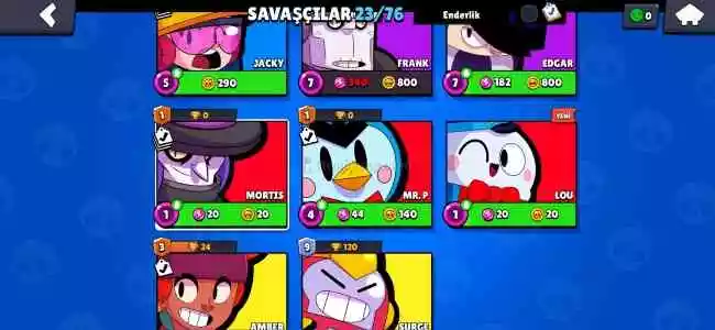 Brawl Stars Eski Hesaplardan 1656 Kupalık Hesap