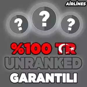 ⭐Tr Unranked Rank Garantili [Vip+] Hesaplar⭐