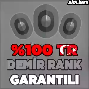 ⭐Tr Demir Rank Garantili [Vip+] Hesaplar⭐