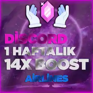 ⭐️[Anlık] Discord 1 Haftalık 14X Boost⭐️