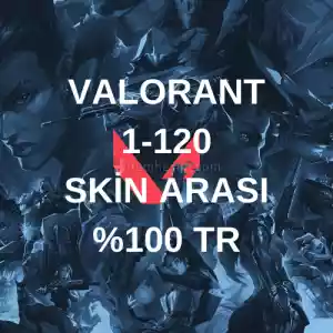 Valorant Tr Sunuculu 1-120 Skin Arası Random Hesap