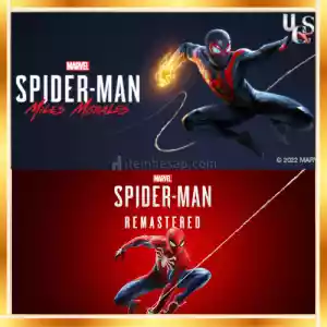 Marvel spiderman remastered edition + Miles  Morales [Anında Teslimat]