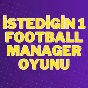 İstediğin 1 Football Manager Oyunu + Garanti