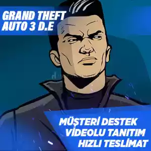 Grand Theft Auto III The Definitive Edition Steam [Garanti + Destek + Video + Otomatik Teslimat]