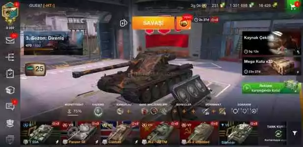 Satılık Wot Blitz Hesap World Of Tanks Blitz