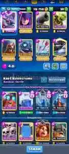 Clash Royale Tadından Yenmez Hesap