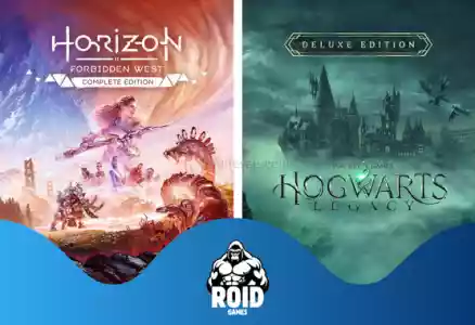 Horizon Forbidden West + Hogwarts Legacy Deluxe Edition Steam Hesabı