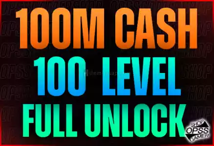 100M Cash + 100 Level + FulL Unlock + Bansız