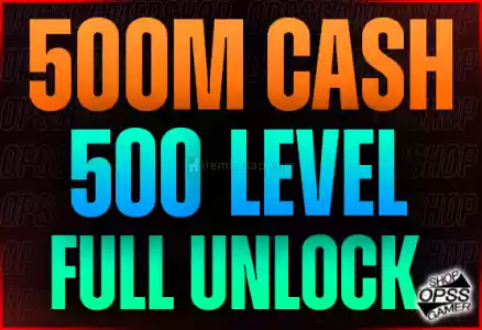 500M Cash + 500 Level + FulL Unlock + Bansız