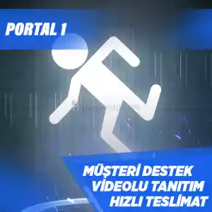 Portal 1 Steam [Garanti + Destek + Video + Otomatik Teslimat]