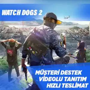 Watch Dogs 2 Steam [Garanti + Destek + Video + Otomatik Teslimat]