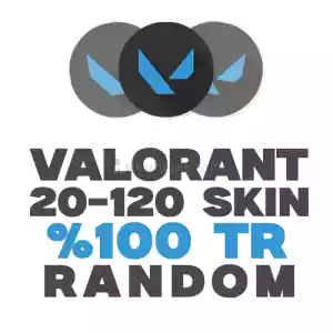 100% Tr | 20-120 Skin Arası Random Hesap