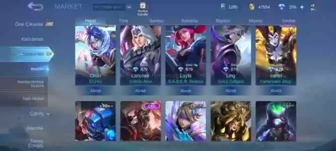 Bütün Herolar Ve 295 Adet Kostüm Sui Main