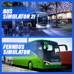 Bus Simulator 21 + Fernbus Simulator Steam [Garanti + Destek + Video + Otomatik Teslimat]
