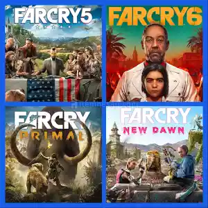 Far Cry 5 + Far Cry 6 + Far Cry Primal + Far Cry New Dawn [Garanti + Destek + Video + Otomatik Teslimat]
