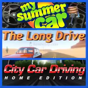 My Summer Car + The Long Drive + City Car Driving Steam [Garanti + Destek + Video + Otomatik Teslimat]