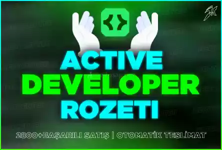 ⭐️[Kalıcı!] Active Developer Rozeti ⭐️