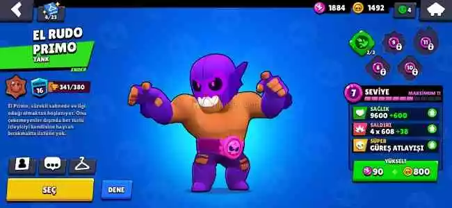 Brawl Stars Ucuza 14750 Kupa Hesap Eskı
