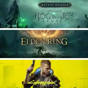 Elden Ring + Hogwarts Legacy + Cyberpunk 2077