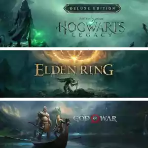 God Of War + Hogwarts Legacy + Elden Ring