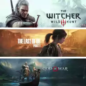 The Witcher 3 + The Last Of Us Part I + God Of War