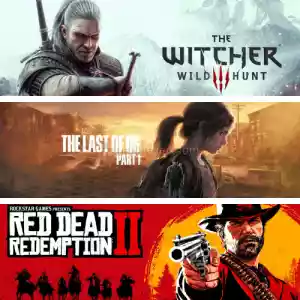 Rdr2 + The Witcher 3 + The Last Of Us Part I