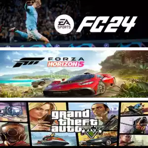 Fc 24 + Forza 5 + Gta 5