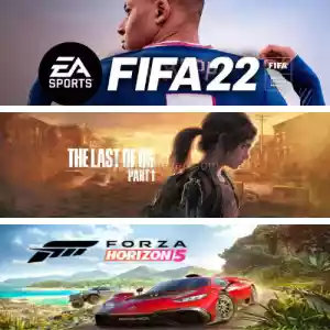 Fifa 22 + The Last Of Us Part I + Forza Horizon 5