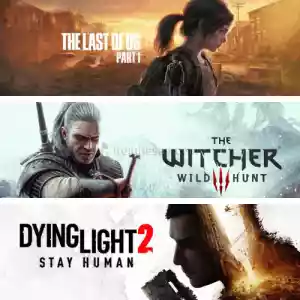 The Last Of Us Part I + The Witcher 3 + Dying Light 2